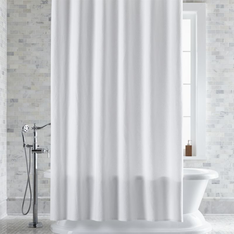 linen shower curtain ideas