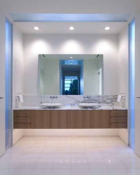 plain bathroom mirror ideas