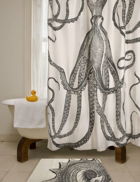 l shaped shower curtain ideas
