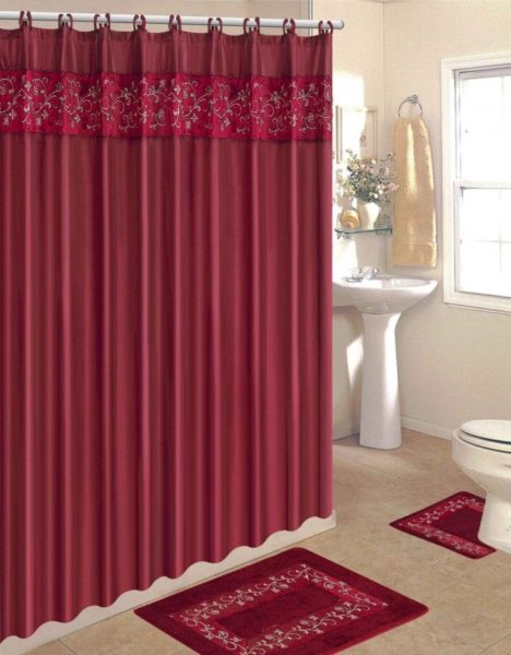 shower curtain ideas for slanted ceiling