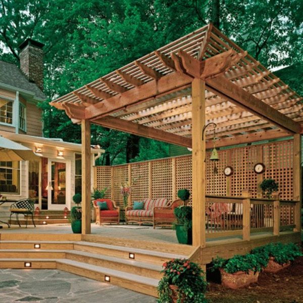 small outdoor deck decorating ideas