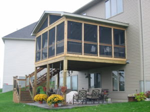 inexpensive covered deck ideas