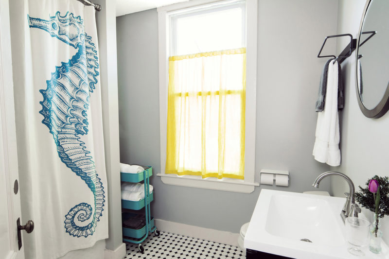 modern bathroom shower curtain ideas