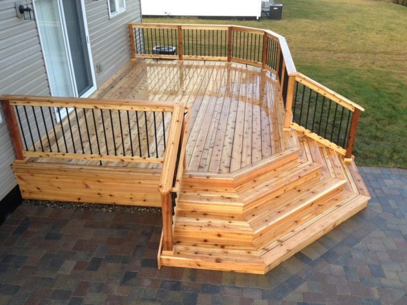 small deck ideas with privacy