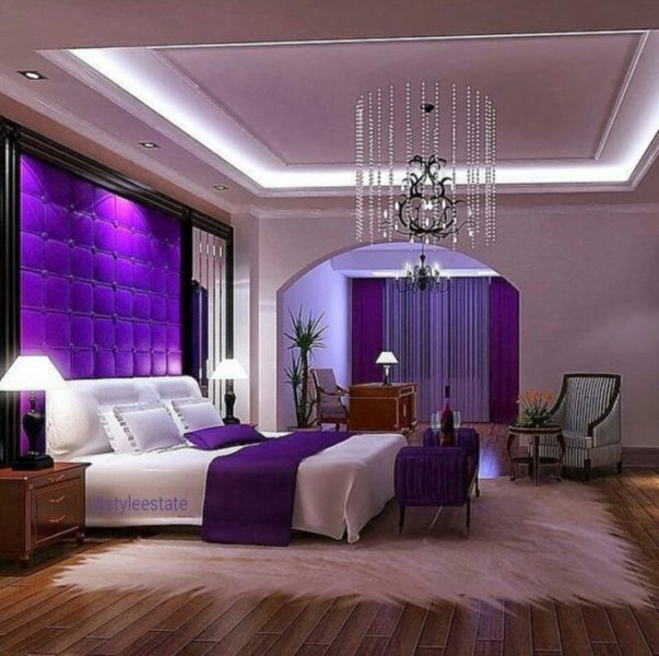 Sensational Accent Wall Surface Ideas In Purple