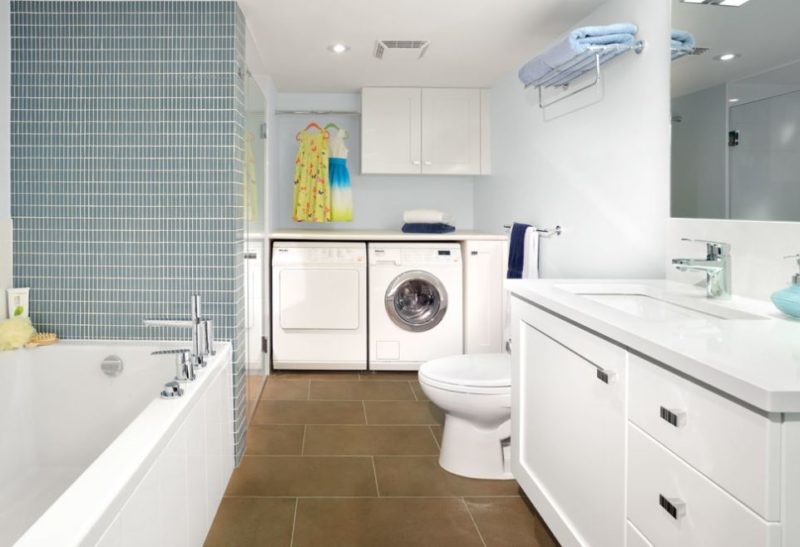 remodeling a basement laundry room