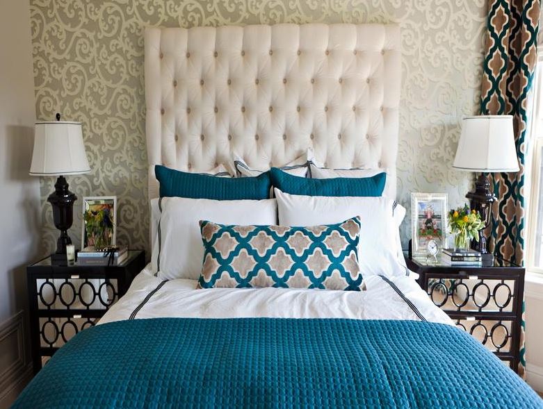 black and turquoise room decorating ideas