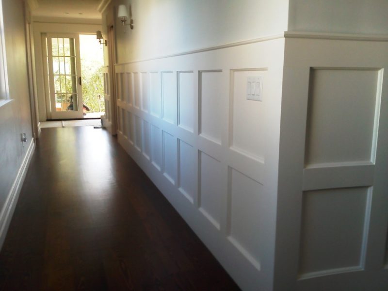 mixing wainscoting styles