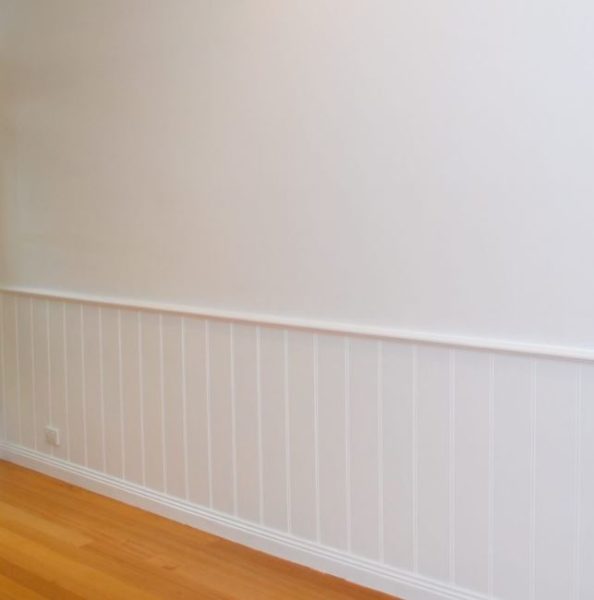 wainscoting stairwell ideas